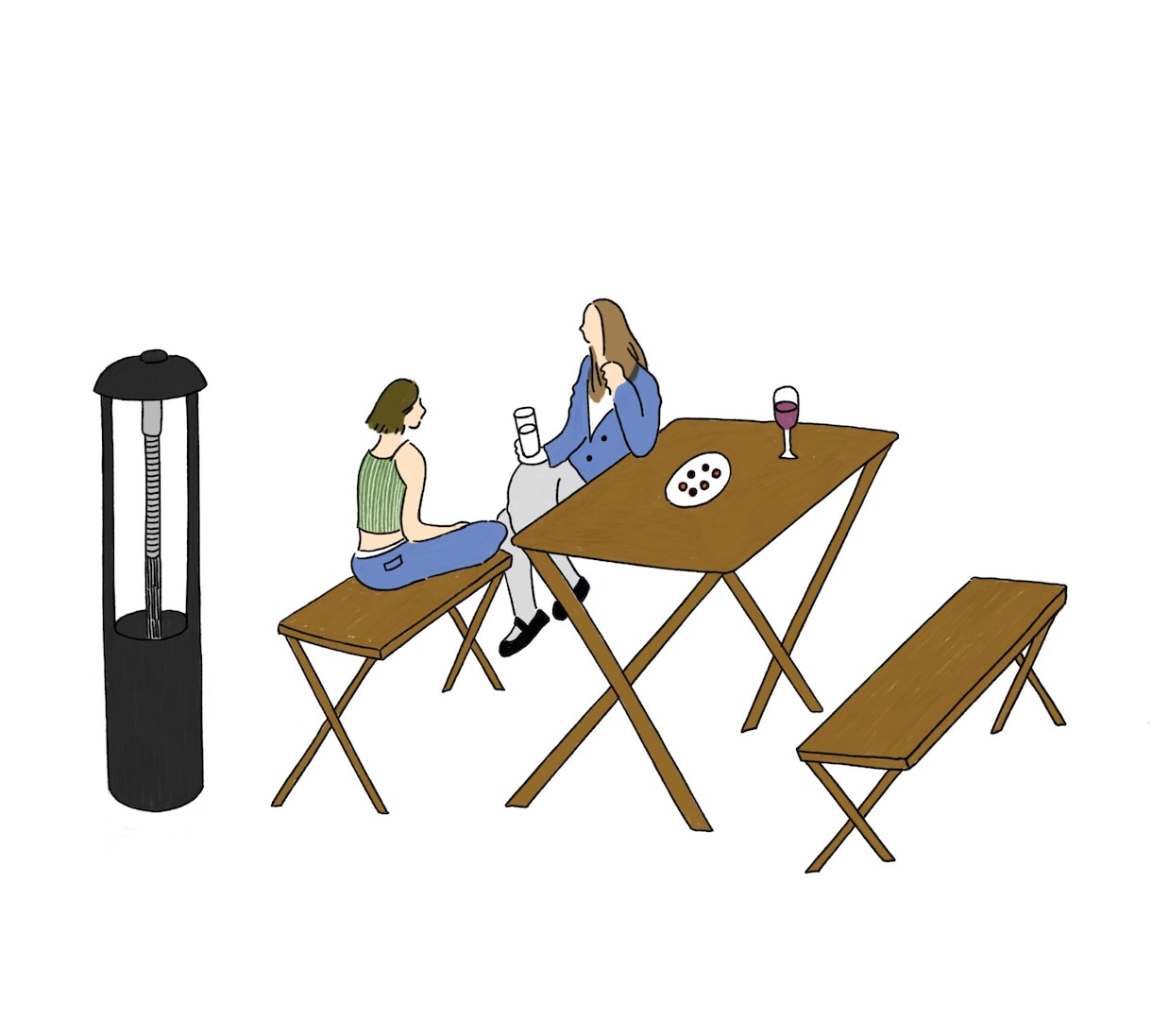 シンプルで見る人が印象に残るイラストを描きます 人物・背景などシンプルな線画で制作いたします。 イメージ1