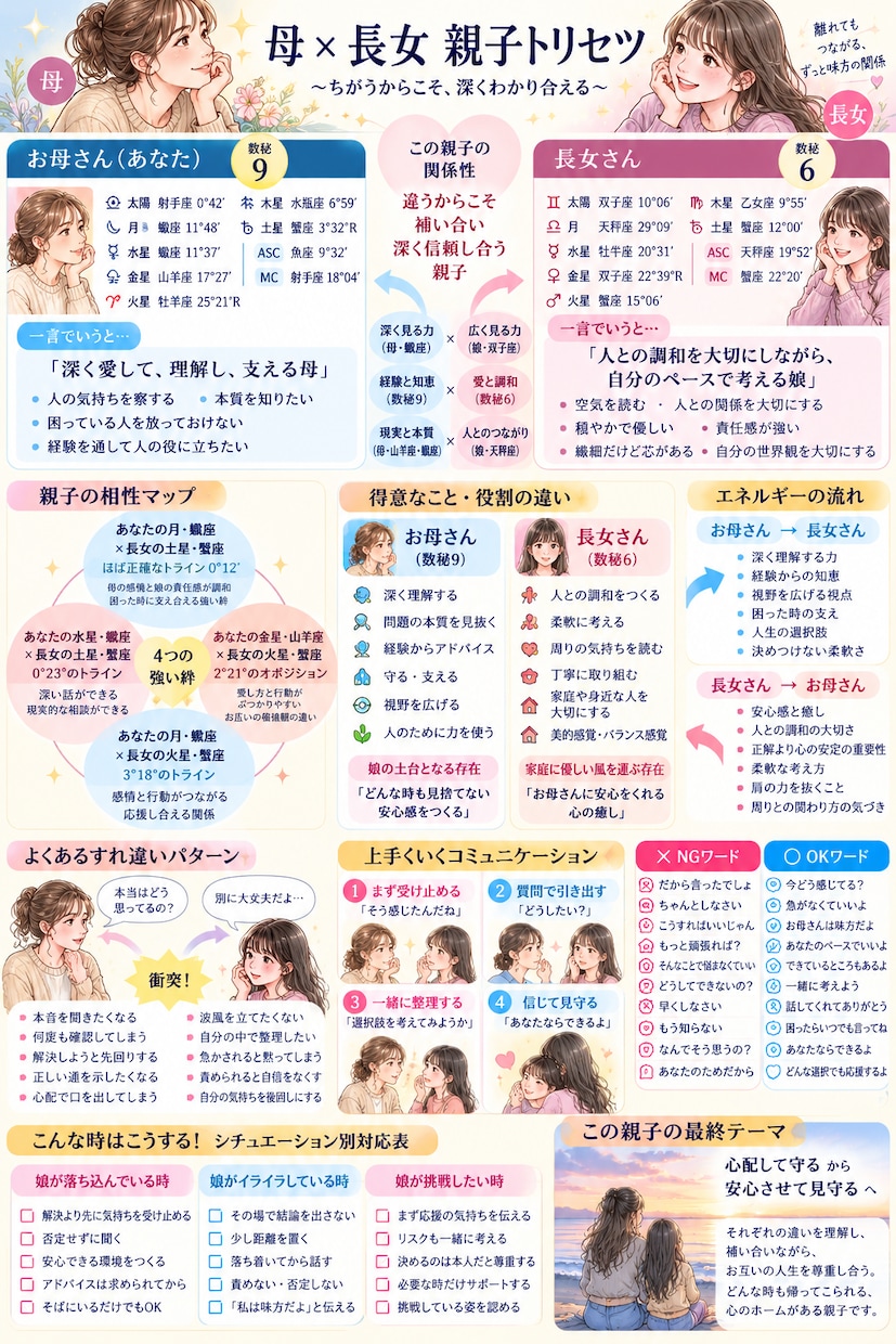 親子スターナンバー｜数秘×星で親子トリセツ作ります 親子の「なんで？」を星と数字で紐解きます イメージ2