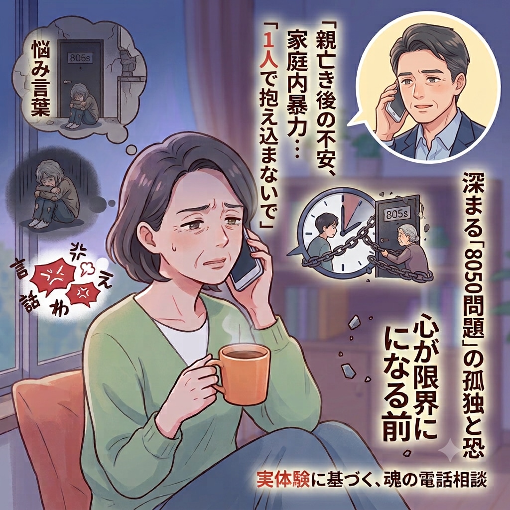 8050問題・50代引き篭り兄弟姉妹の不安聴きます 将来が不安なあなたが1人で抱え込まずに話せる味方になります イメージ2