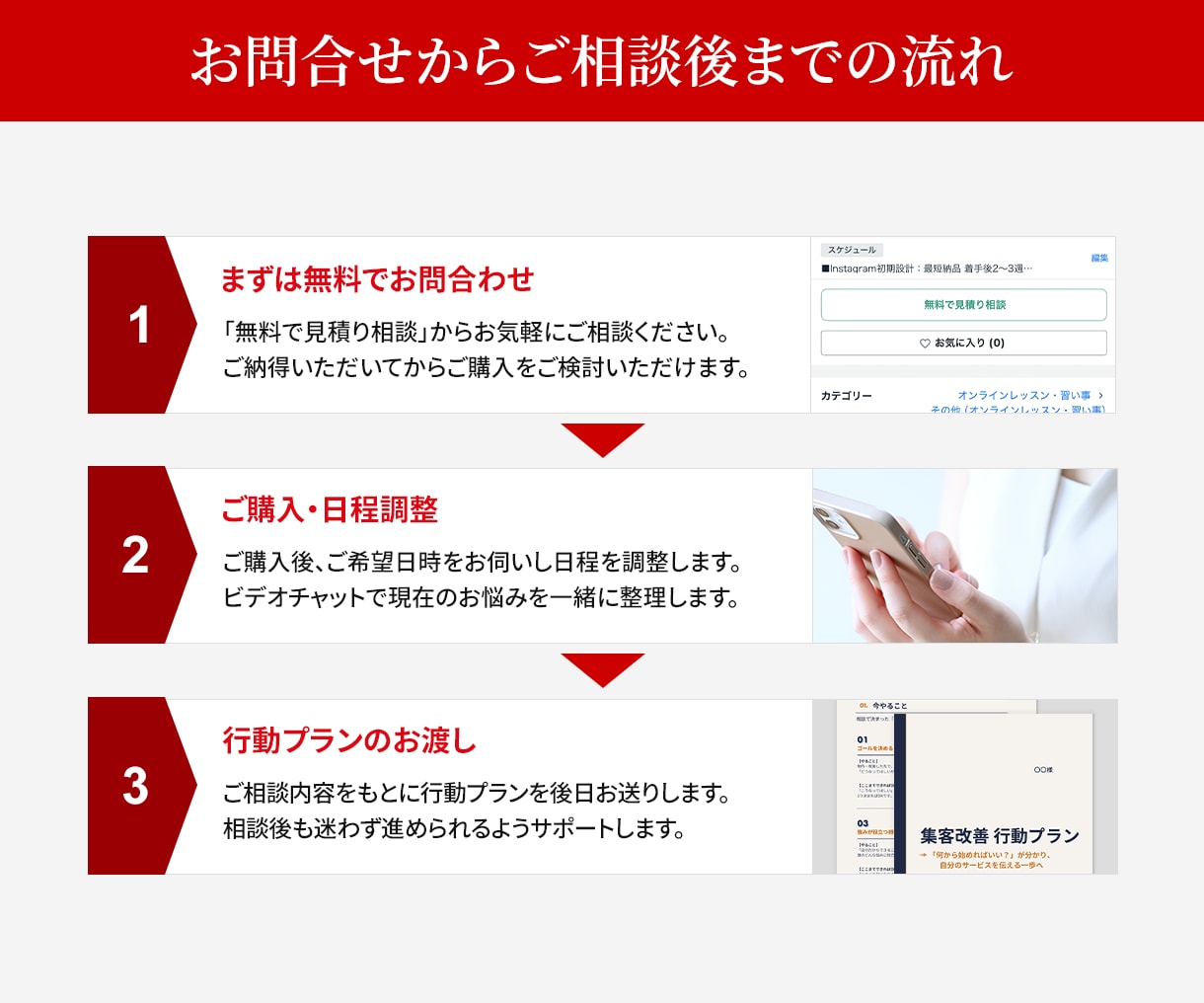 01│購入前相談｜ビデオチャットで相談できます 個人サロンオーナー様向け ▶ まずは話してから決めたい方へ イメージ6
