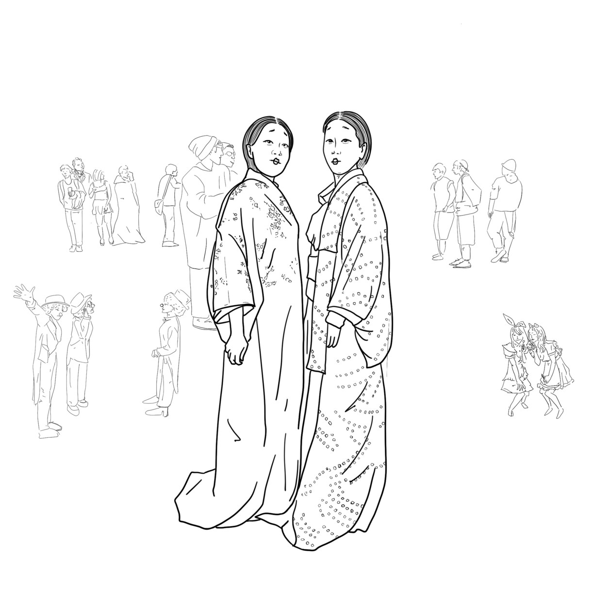 夫婦、カップルの記念日用にイラスト描きます オリジナリティーあるイラストでサプライズで喜ぶ事間違いなし☆ イメージ8