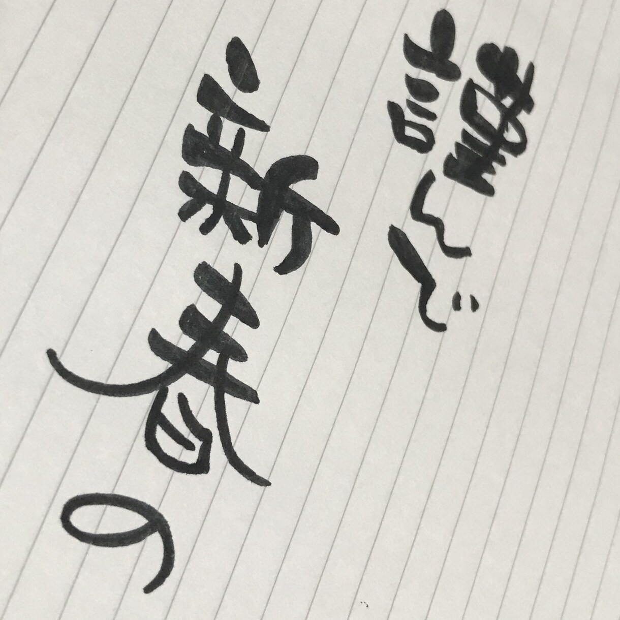 いろんな文字を書いてお返しします 筆、ボールペン文字書きます！居酒屋風メニュー等幅広く対応！！ イメージ3