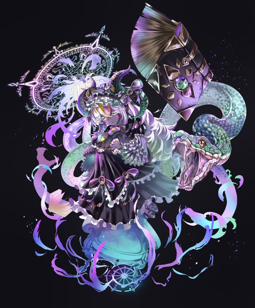 MVやキャラデザなど2Dイラストをお描きします 世界観、精密さを大切にしたキャラデザやイラスト等が得意です! イメージ1