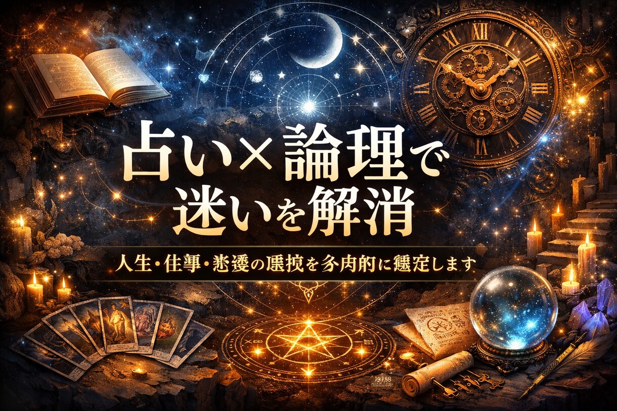 迷いを断ち切る鑑定｜占い×論理で最適解を選定します 選択の霧を晴らし、次に進むための道筋を示します イメージ1