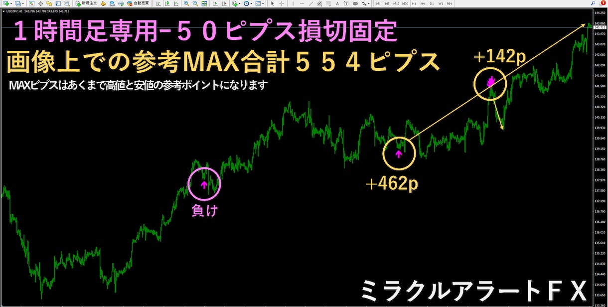 専業がガッツリ狙うスイングとデイトレード提供します FX初心者でもシンプルな鉄板スキルを習得し相場観を養えます イメージ3