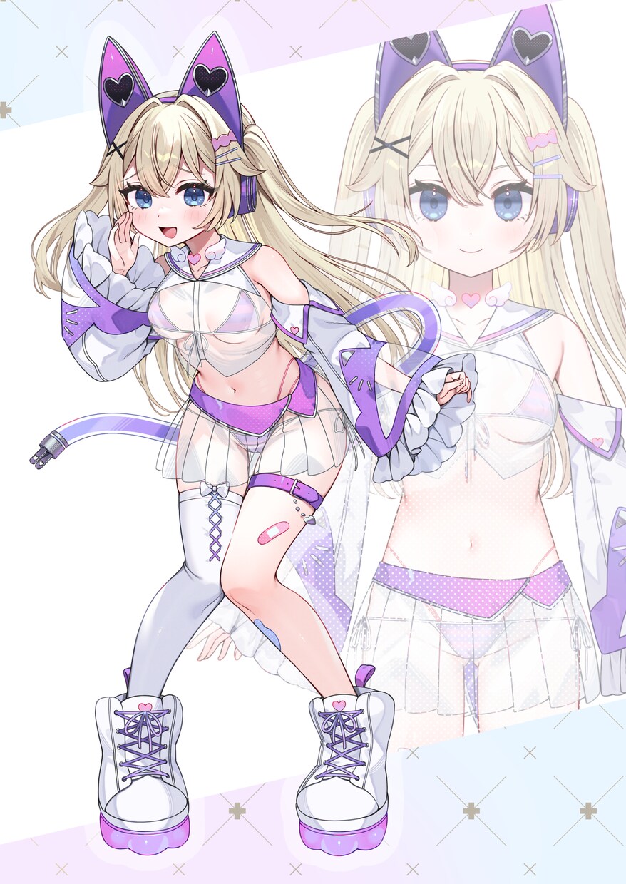 Vtuberキャラデザ、イラスト制作いたします 様々なご活動のお手伝いができれば嬉しいです。 イメージ7