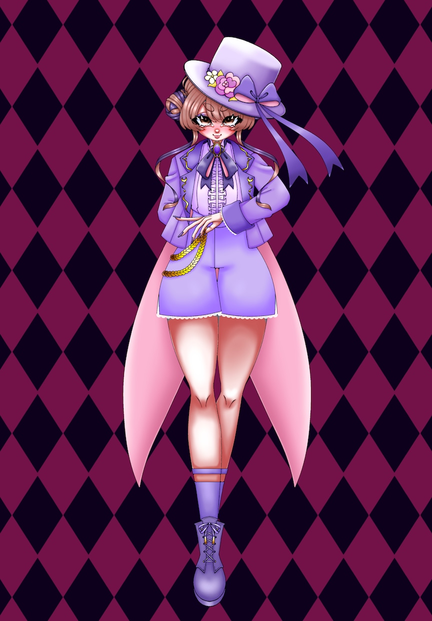 キャラクターの立ち絵を制作します デザインも可能です。あなたのキャラクターの立ち絵を制作します イメージ2
