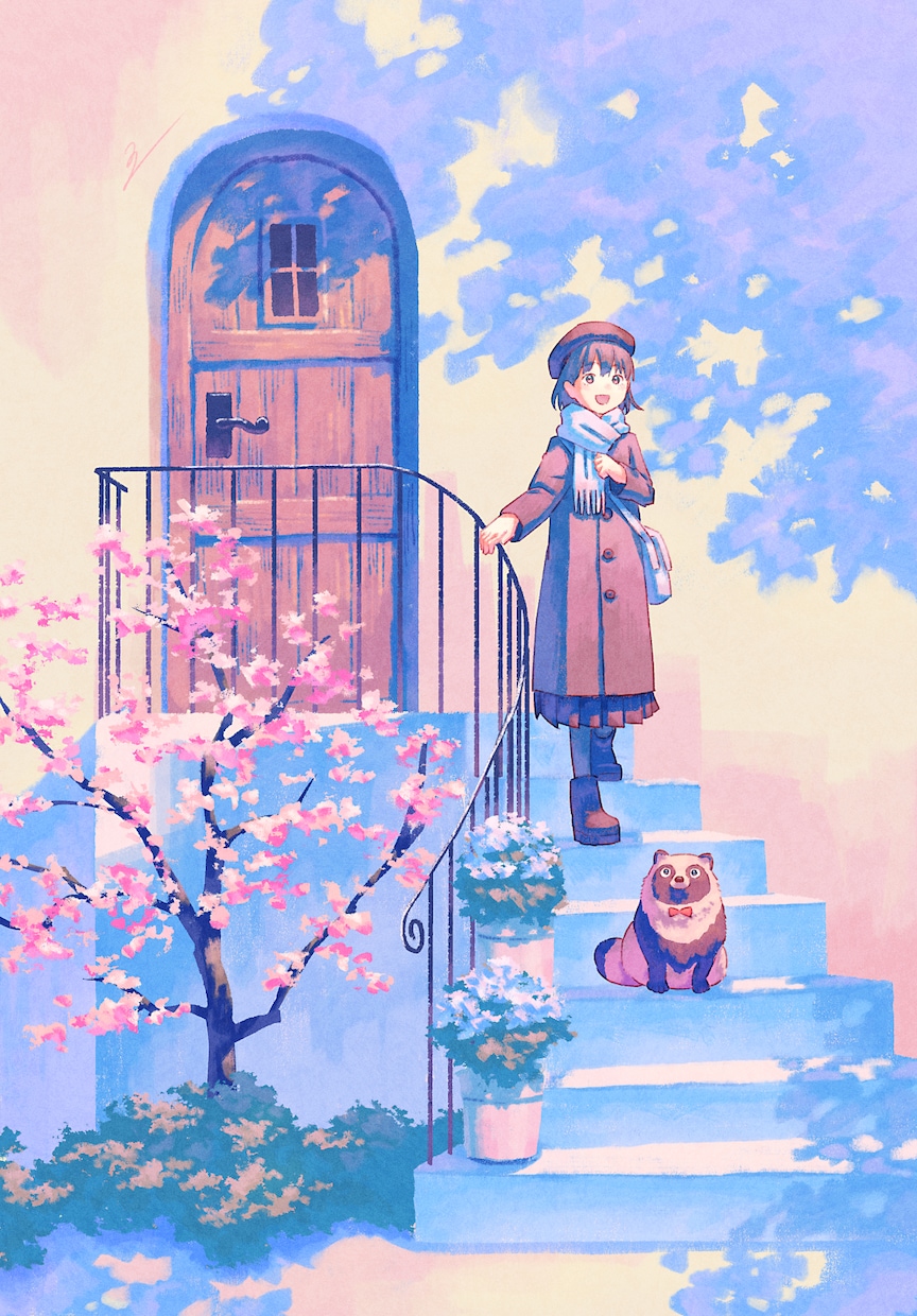 あたたかい世界観のイラストを描きます 一枚絵、サムネイル、MVイラスト、立ち絵など イメージ3