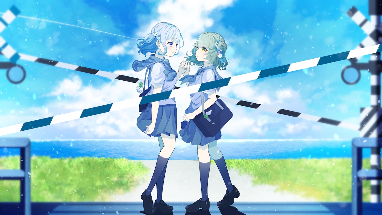歌ってみた・オリジナルMVイラスト描きます 個人・企業案件実績有　初めての方でも安心してご依頼ください！ イメージ3
