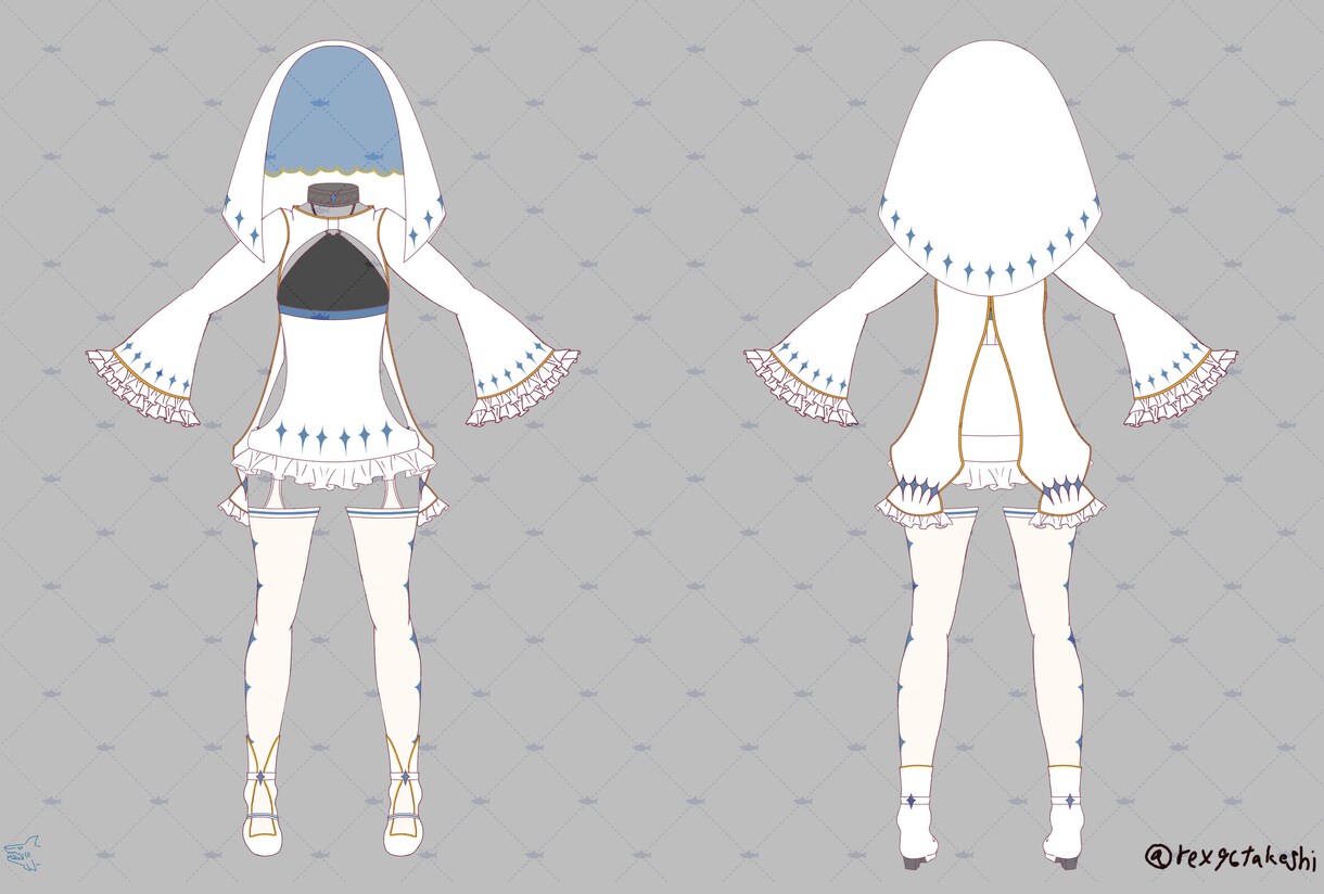 Vtuber向けの衣装デザインをします Vtuber・TRPGプレイヤーの方向け イメージ1