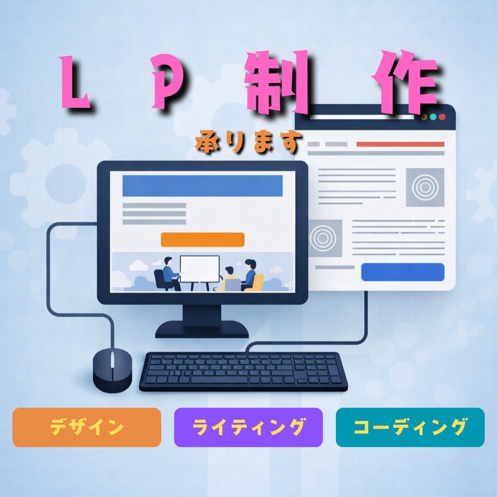LP制作承ります 魅力を1ページに！伝わるLPを制作します イメージ1
