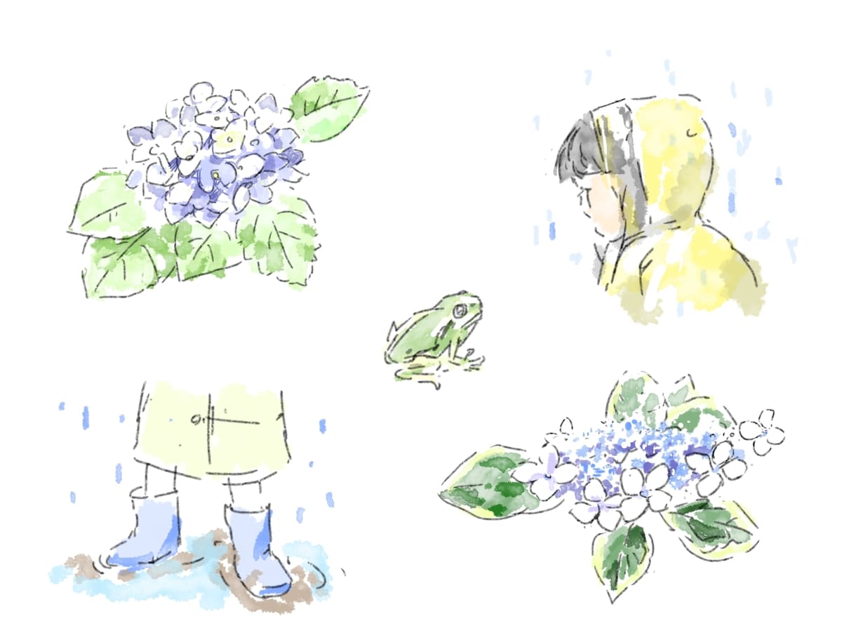 汎用性のある水彩風挿絵、カットイラスト制作します プレゼン資料、web,広告等、汎用性の高い挿絵イラスト イメージ2