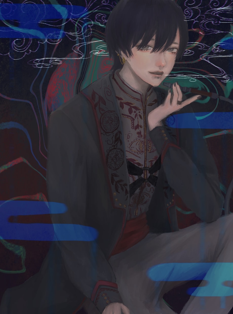 繊細な厚塗りで目を引く一枚絵作成します アイコンや配信背景、MVイラストに。無料オプションも豊富 イメージ8