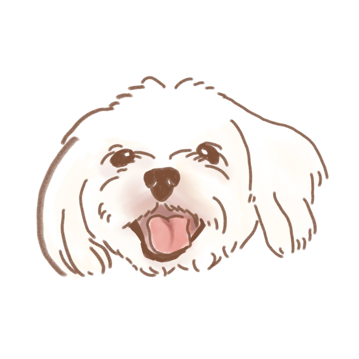 大切な家族(動物・ペット)をイラストにします 家族(動物)をあたたかみのあるイラストにします。 イメージ3