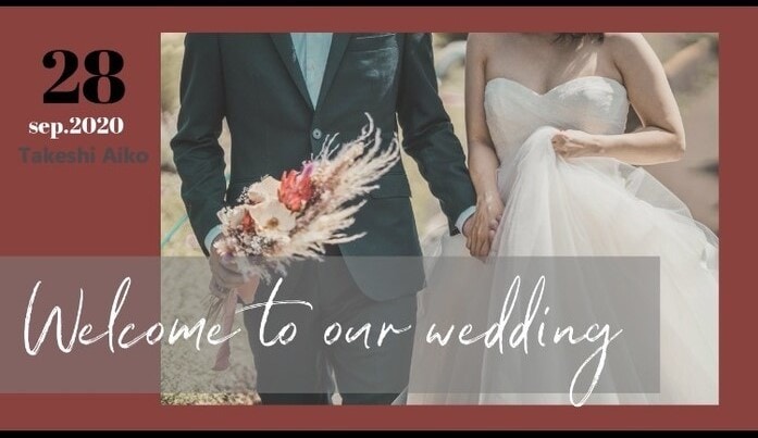 1.結婚式のお洒落なオープニングムービー作ります 大人っぽいデザインがお好みのご夫婦様、お任せください！ イメージ1