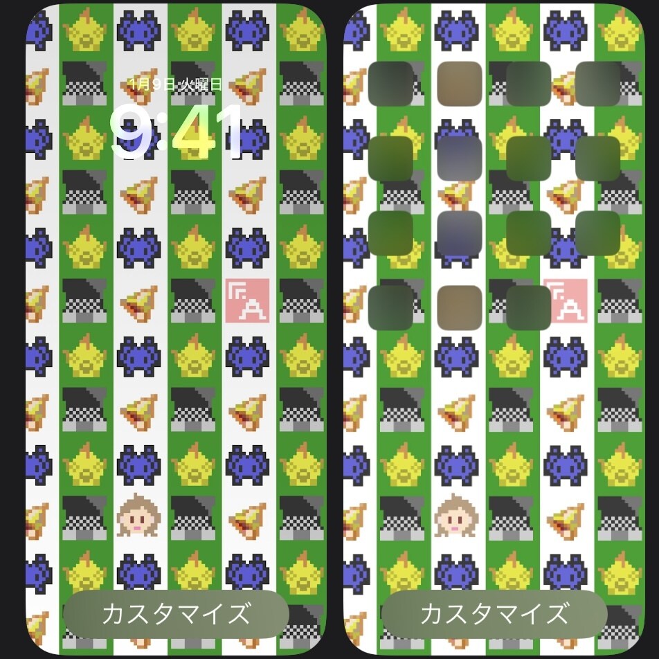 スマホの壁紙やヘッダーをドット絵で作成します スマホの壁紙やヘッダーにあなたの好きを詰め込んで☆ イメージ5