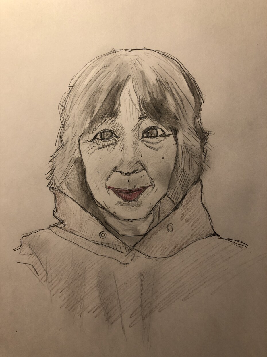 あなたの魅力的な似顔絵描きます 写真をもとに鉛筆画で味のある、線画のような似顔絵描きます。 イメージ1