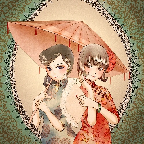 中華風/レトロ風の創作イラストをお描きします アイコン/SNSアイコン/オリジナル/創作/キャラクター イメージ1