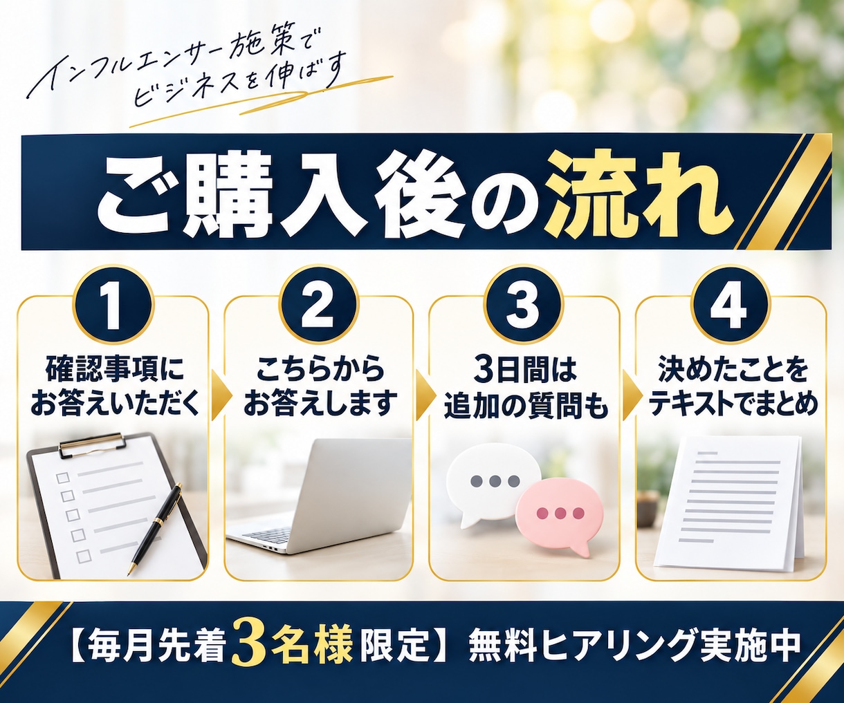 インフルエンサー施策の相談にのります はじめてのPR施策｜3日間チャットで何度でも相談 イメージ4