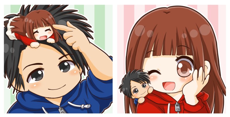 可愛いアイコンイラスト制作します 【表情豊かな】SNSなどに使えるアイコン用イラスト描きます イメージ2