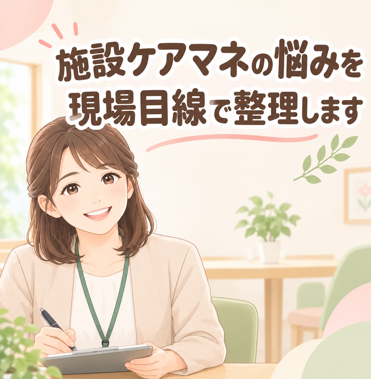 施設ケアマネの悩みを現場目線で整理します 葛藤、苦情対応、悩み、ケアプラン作成☆一緒に整理します イメージ4