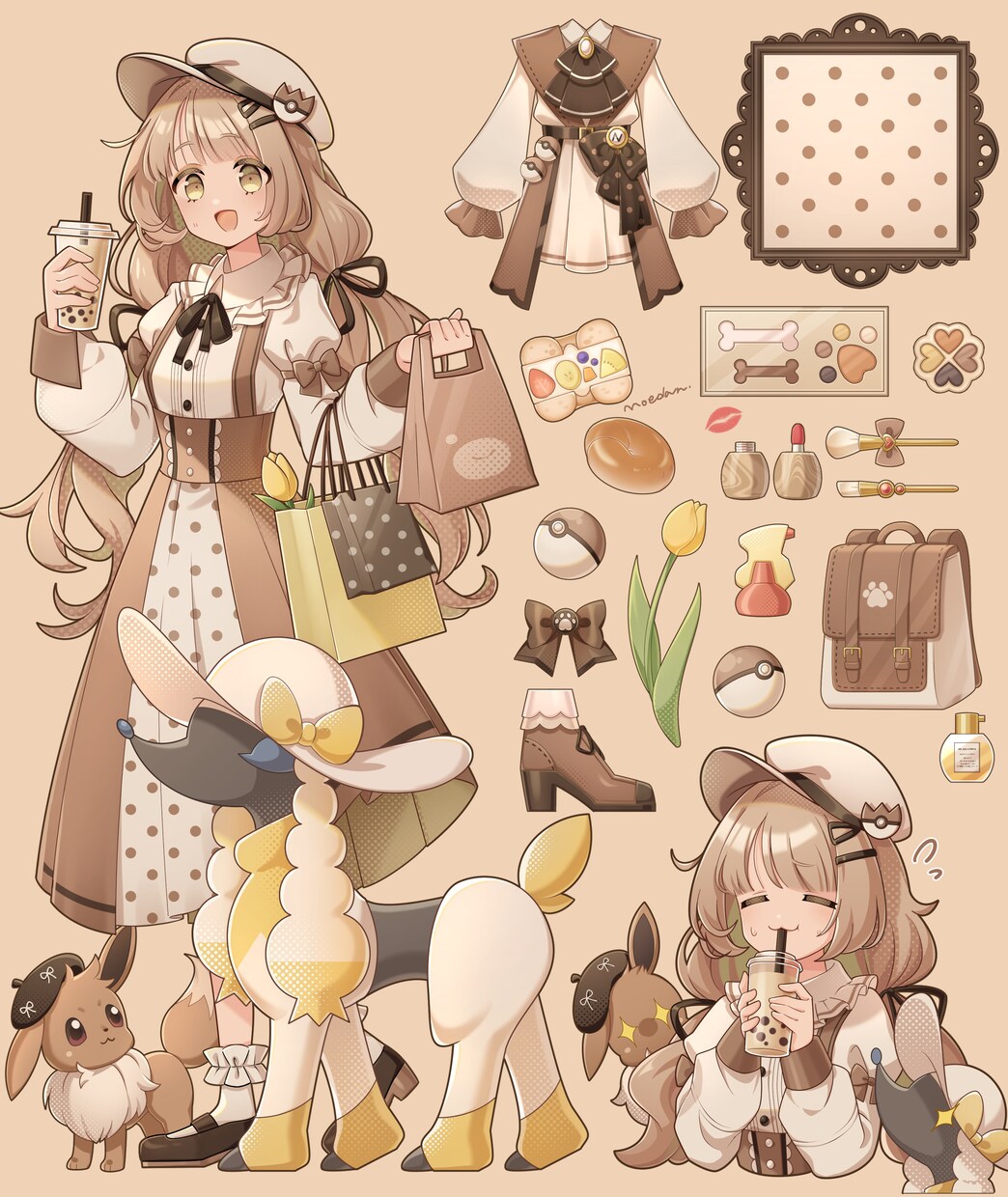 見るたびに心ときめく⭐︎可愛さ重視イラスト描きます 【商用利用 / 二次利用OK！】 イメージ8