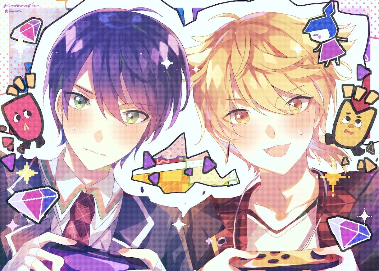 イラスト制作承ります 背景つきや全身絵も！多用途に対応いたします。 イメージ8