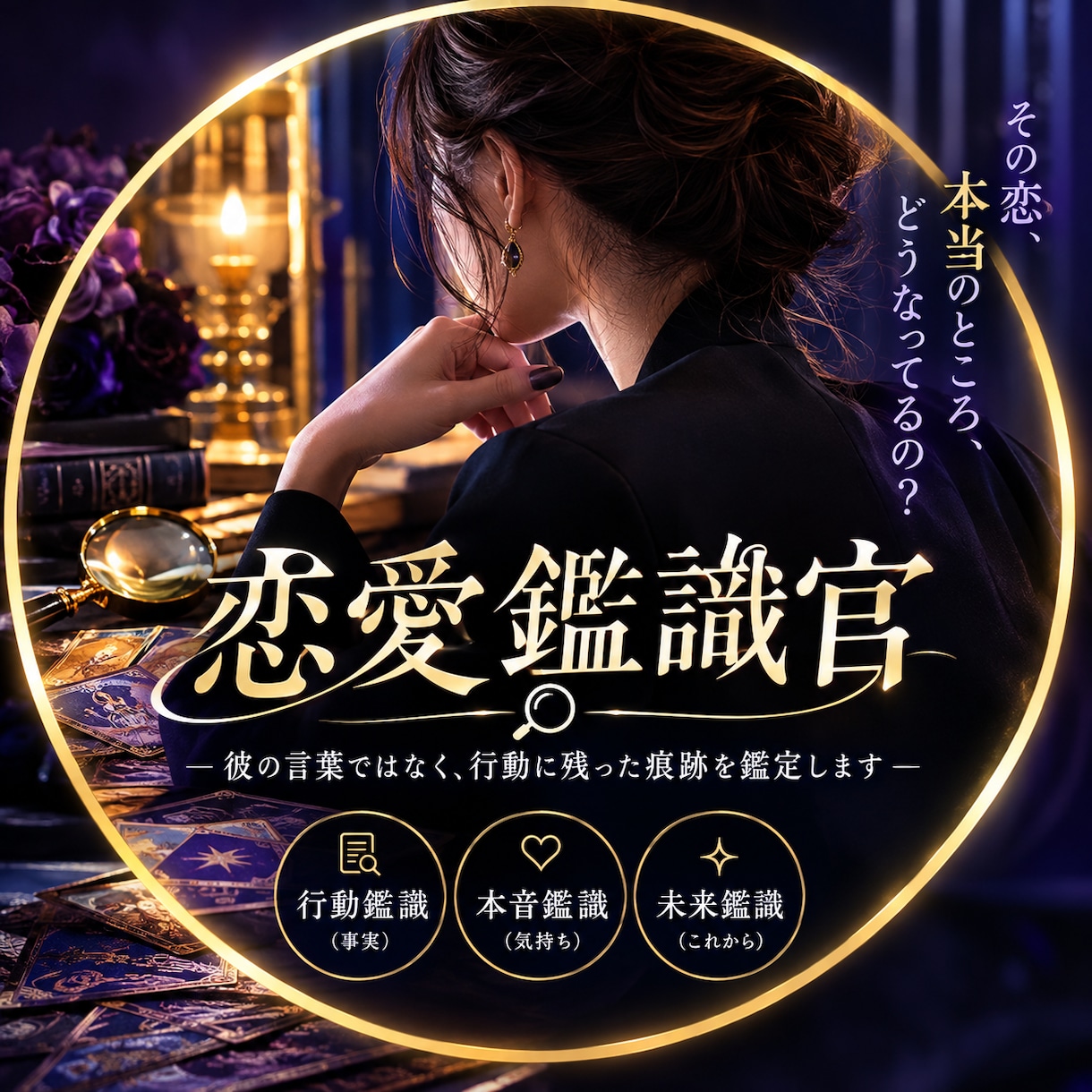 恋愛鑑識官｜既婚彼の本音・離婚意思を鑑定します 彼の言葉ではなく、行動に残った痕跡から本心を鑑定します。 イメージ1