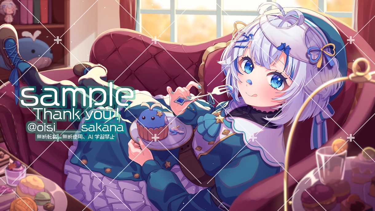 かわいいに全振りしたイラスト描きます グッズ用、配信用、動画用、記念用イラストを使用したい方 イメージ4