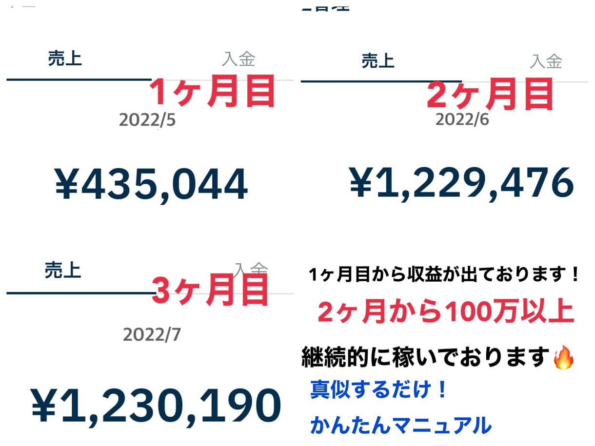 月100万以上！sns運用マニュアル教えします アパレルの方必見！収益化出来るマニュアルを大公開 イメージ2