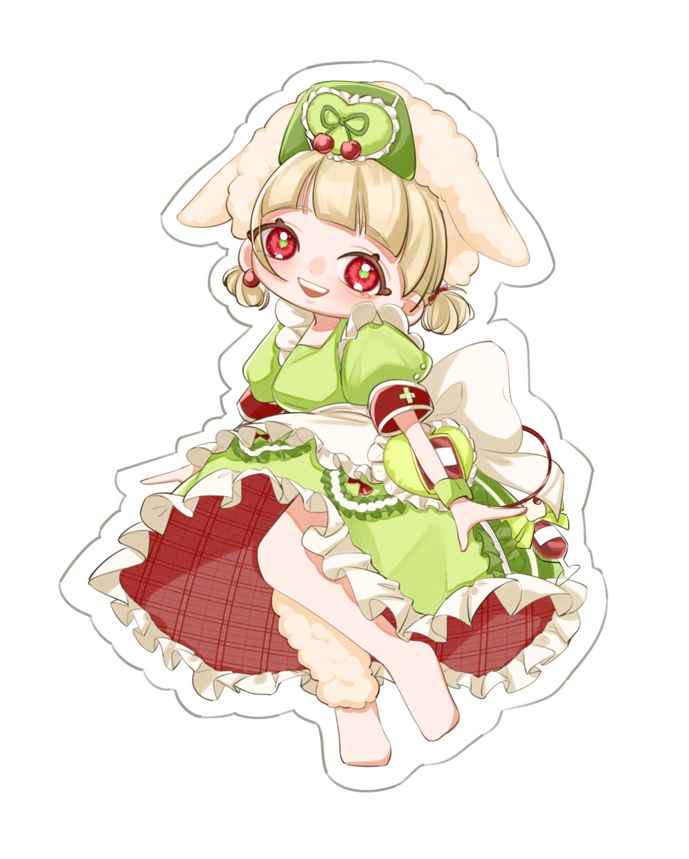 厚塗り風ミニキャライラスト制作致します 厚塗りっぽい柔らかい塗りが好きなあなたへ！ イメージ4