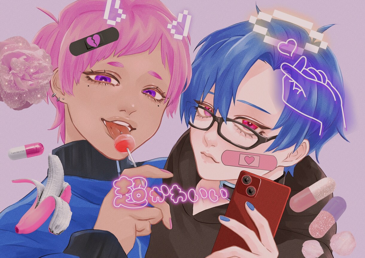SDから一枚絵まで幅広く描きます 有名企業VTuberの配信サムネ採用経験あり、納品実績あり イメージ10