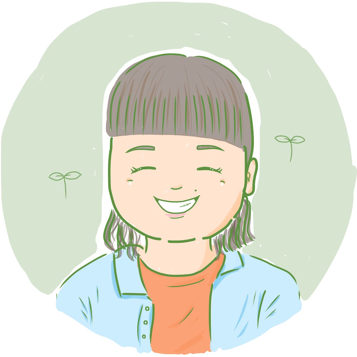 個人事業主向け優しい雰囲気の似顔絵アイコン描きます 初めましてでも親近感を与えお仕事に繋げたい方へ イメージ7