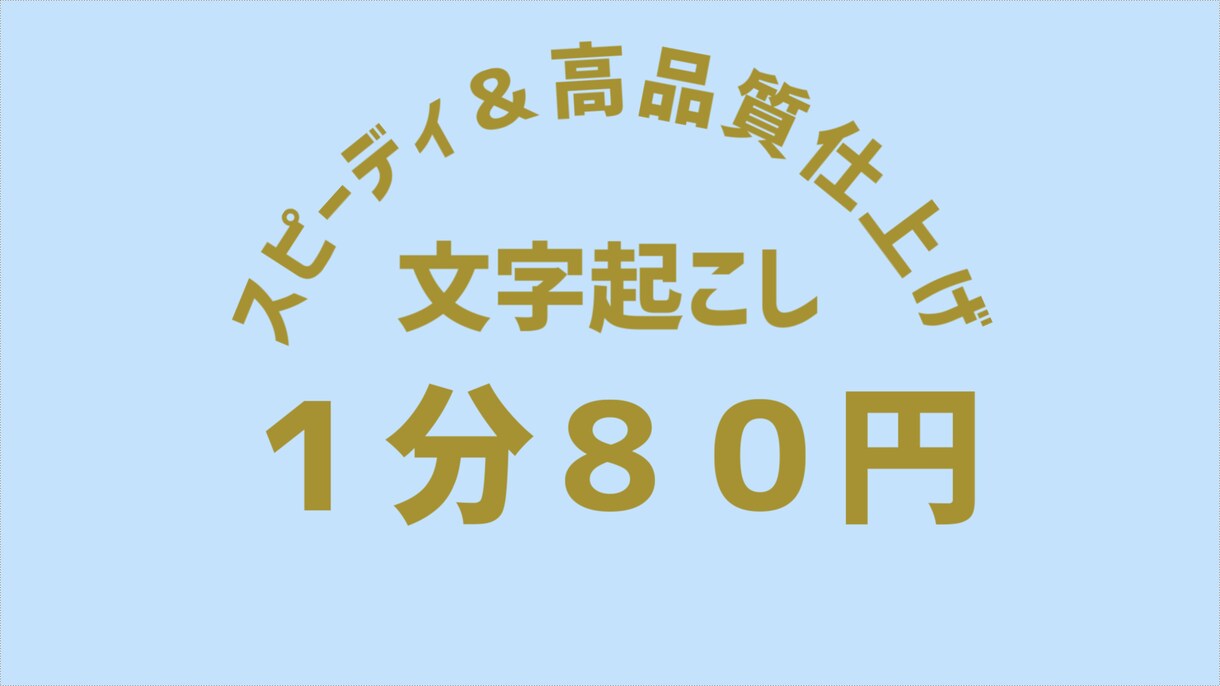 文字起こし代行承ります 高品質、短納期、低価格を目指して イメージ1