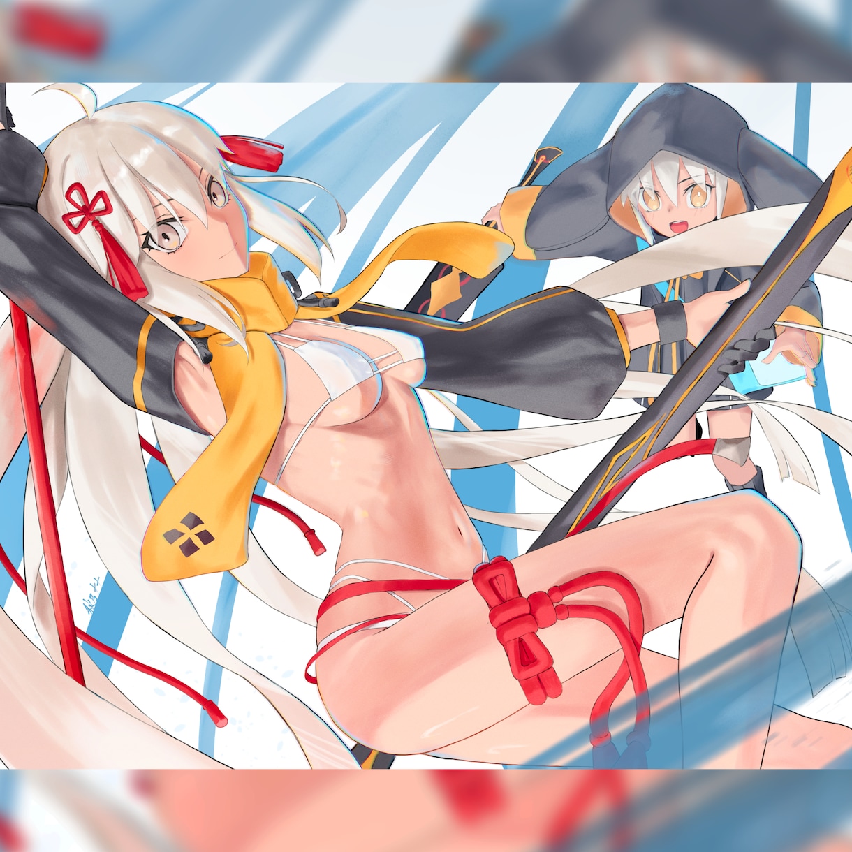 綺麗でかっこいい厚塗りの一枚絵描きます SNS・配信・動画に使えるイラストをご希望に沿って制作！ イメージ5