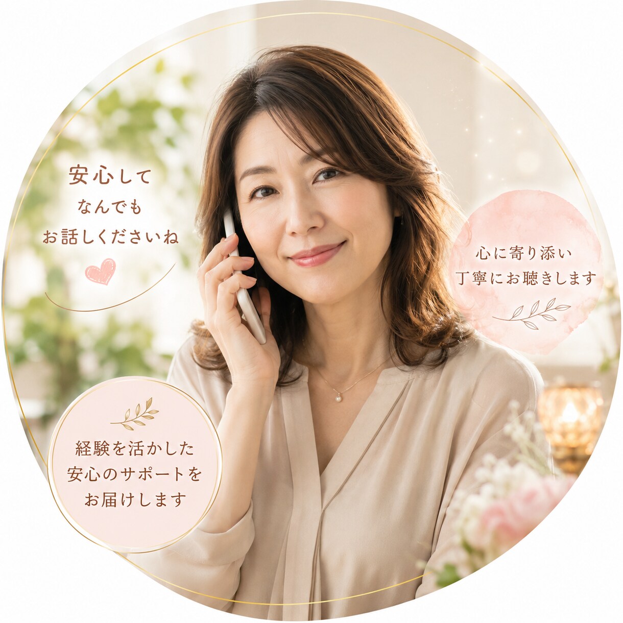 誰かと話したいと思う瞬間を大切にお聞きします 心の中にしまい込んでいる気持ちを労わってみませんか！ イメージ1