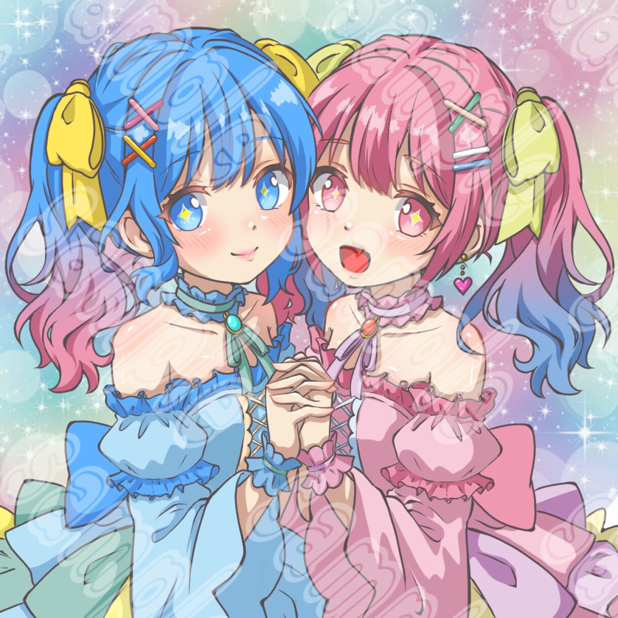 ラフ画の修正無料☆かわいい目を引くイラスト描きます リピーター多数！商用利用可！丁寧なやりとりを心がけています♪ イメージ6