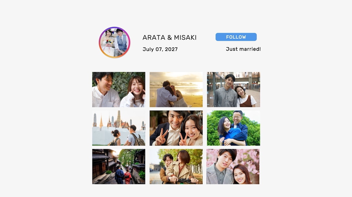 インスタ風のおしゃれなプロフィールムービー作ります BGM変更・ISUM申請可｜DVD/BD・お急ぎ納品対応 イメージ8