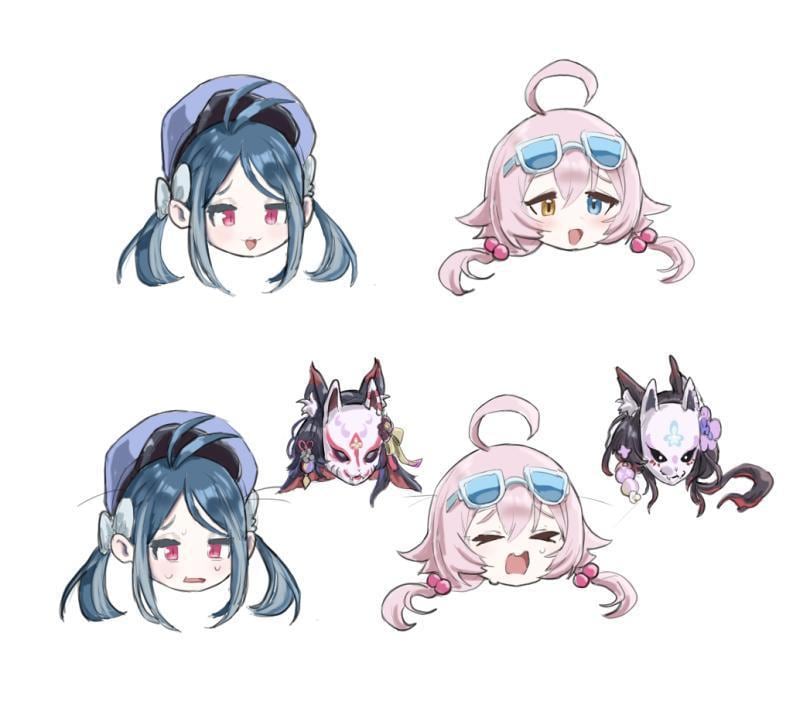 アイコンや、一枚絵、SDキャラの作成致します ○○に寄せた絵柄や文面からのキャラクター起こし等 イメージ6