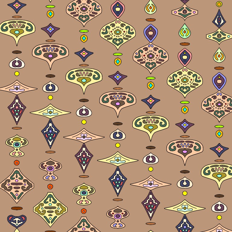 オリジナルの模様を描きます 独自のデザインで幾何学模様を生み出します！ イメージ2