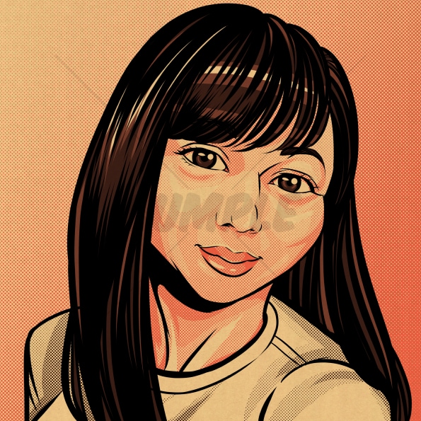即日対応可能！ポップアート調似顔絵アイコン描きます SNSで他と差をつけたいそんなあなたへ！1名様〜大人数対応！ イメージ6