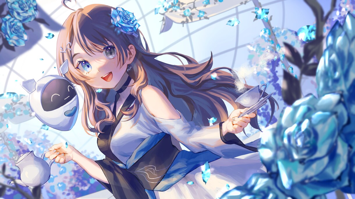 イラスト・アイコン全般お描きします vtuberさん活動用やMV・歌ってみた動画サムネにおすすめ イメージ3