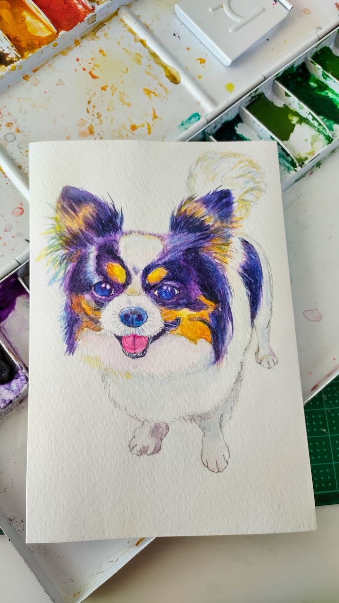 可愛いキラキラペットの似顔絵描きます かわいいペットの似顔絵デザインします！ イメージ8