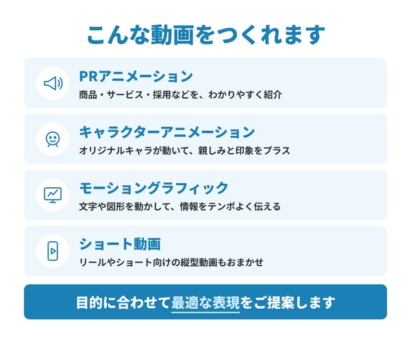 ショート動画やキャラクターアニメーション制作します 動画制作からモーション、キャラクターアニメーションまで対応可 イメージ2