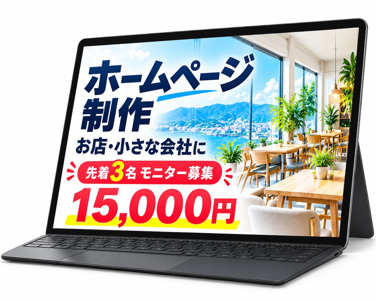 中小企業・店舗のホームページを低価格で制作します 最短48時間対応｜安く、早く、見栄えの良いホームページを制作 イメージ1