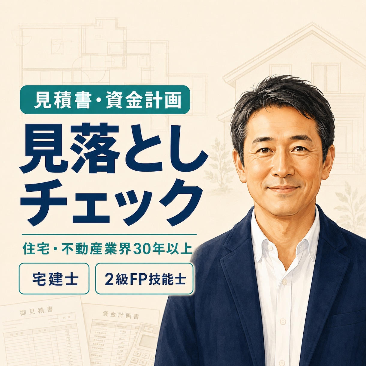 住宅会社の見積書と資金計画を確認します 住宅会社の見積書と資金計画を確認します イメージ1