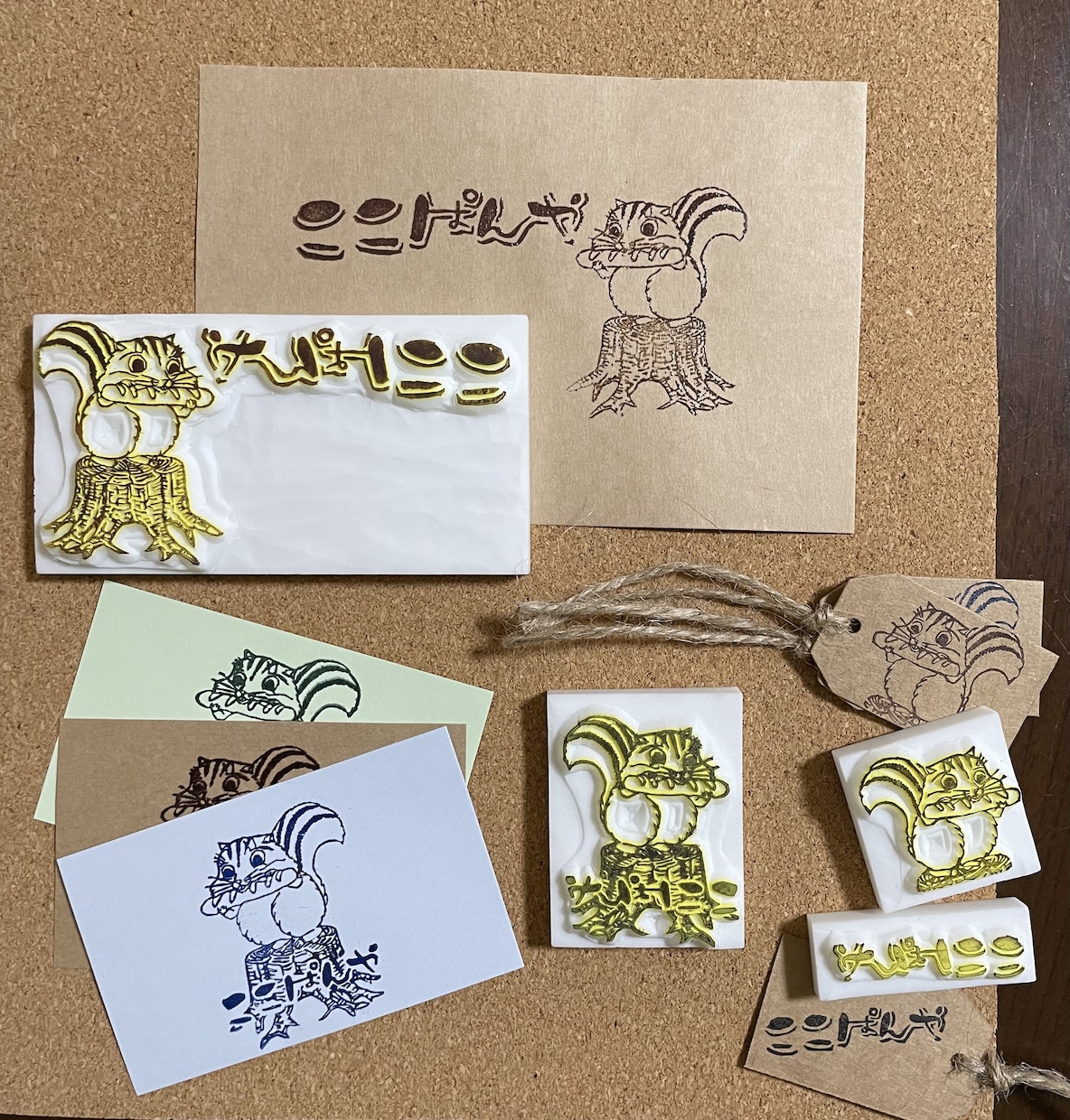 貴方のオリジナルイラストで消しゴムはんこを作ります どんな図案でもご相談ください。小さな図案も彫りますよー！ イメージ3