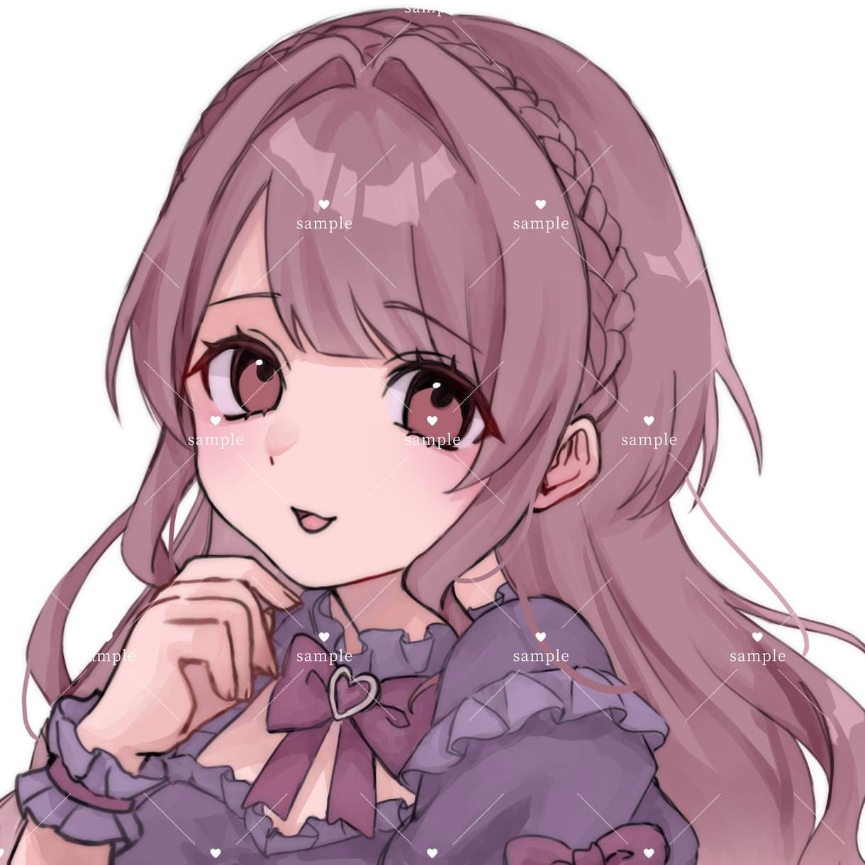 可愛いアイコン 夢絵を心を込めて描きます ふんわりしてかわいいイラストです イメージ3
