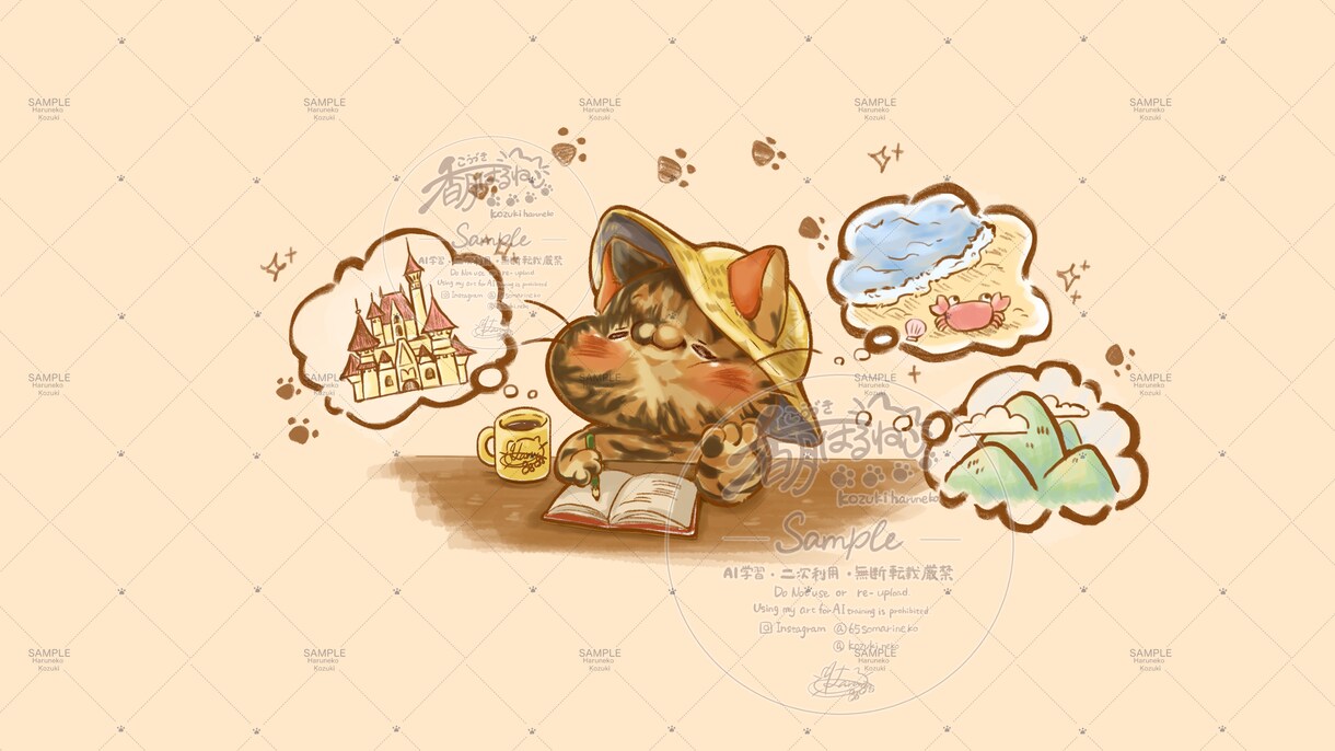 あなたにピッタリな動物イラスト描きます あなたを動物化しちゃったり、おうちの動物の似顔絵を制作！ イメージ4
