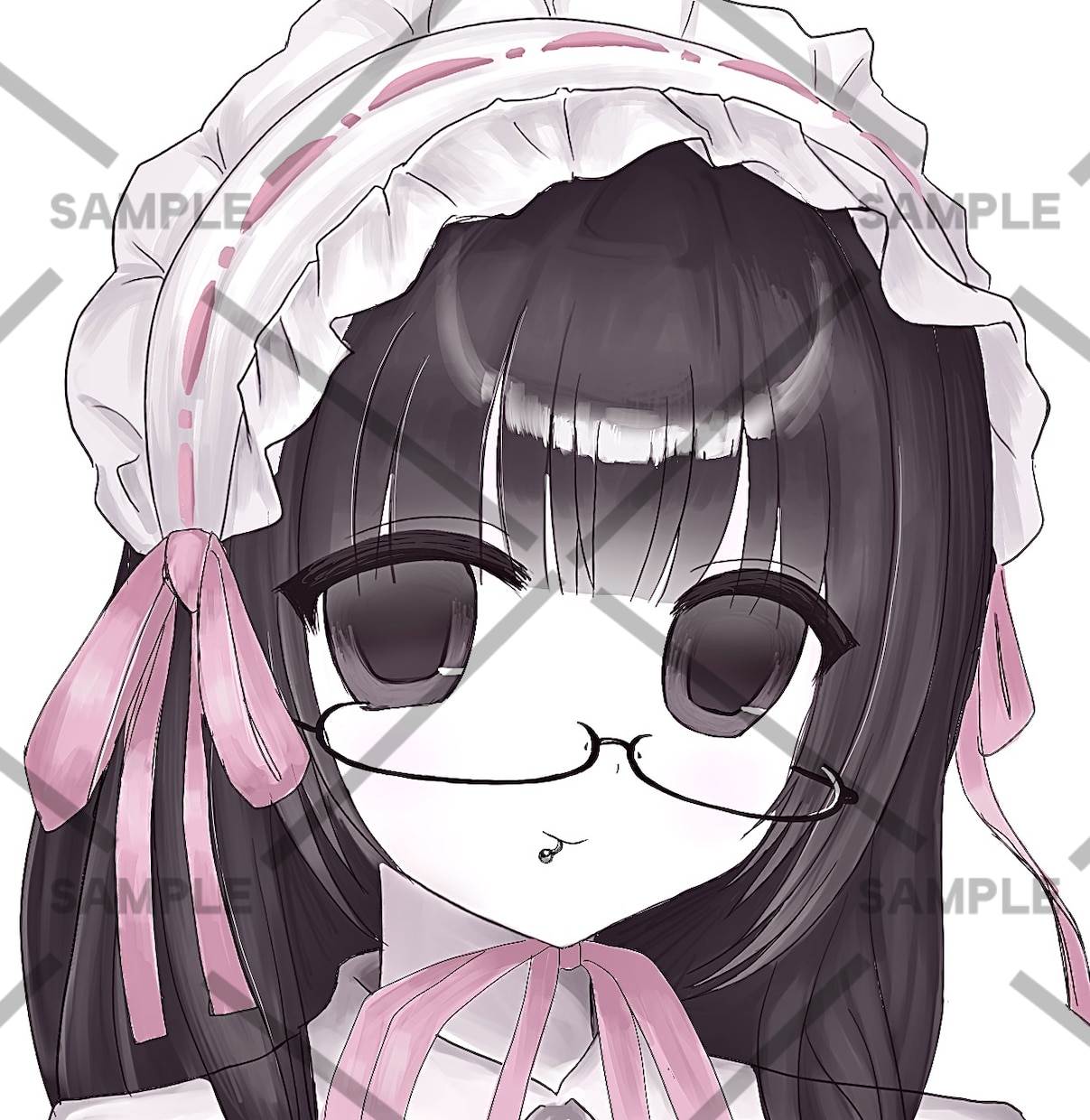 格安で萌え絵風かわいいイラスト描きます 安価で萌え絵風のイラスト描きます！アイコンなどに イメージ2